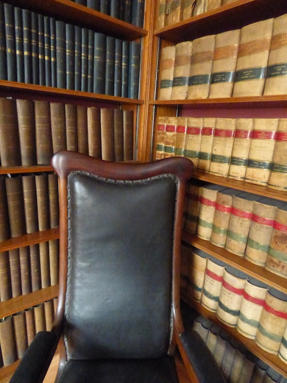 Leather Chair Library